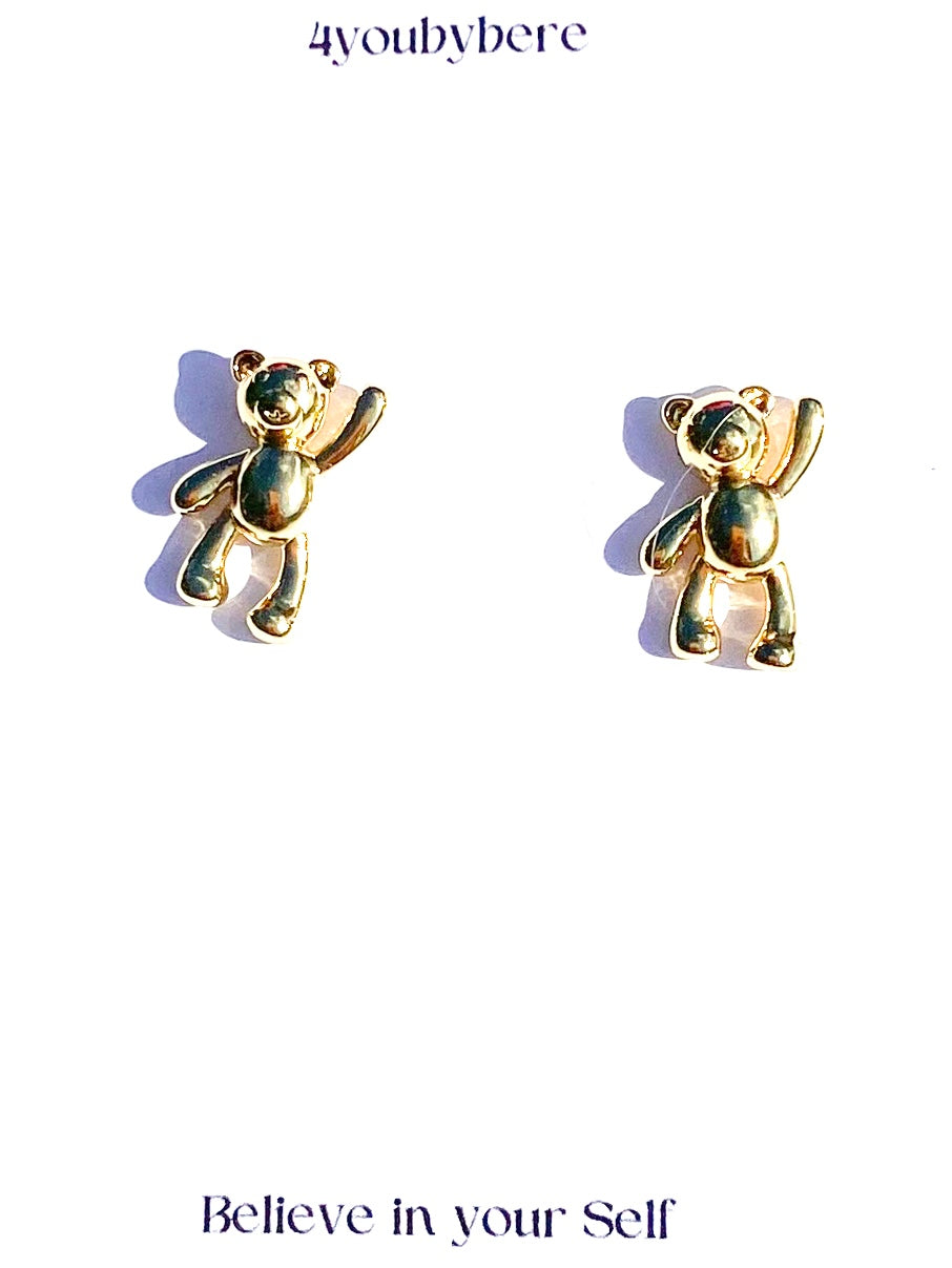 Love bear earrings